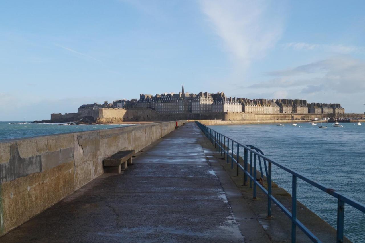 Saint Malo, Le Pont, Maison Plage A 100M Villa Dış mekan fotoğraf